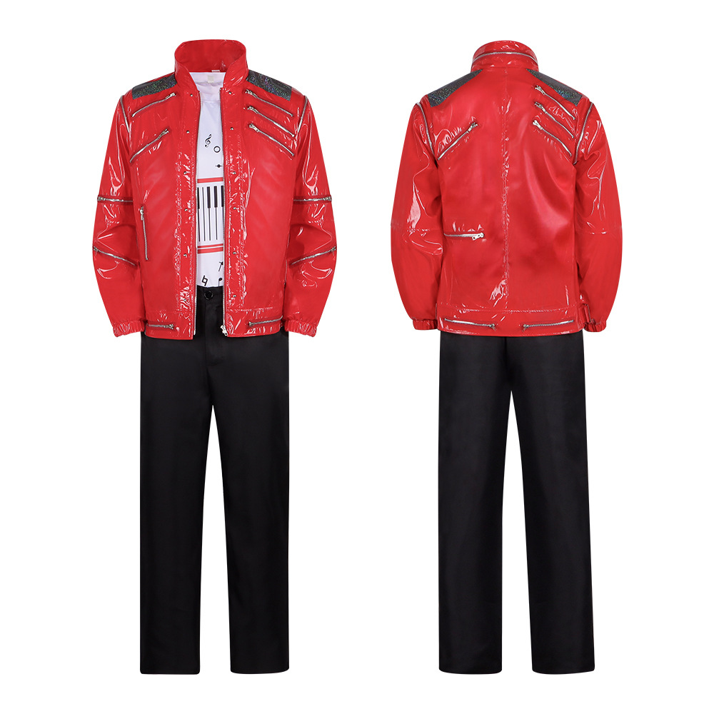 남성용 레드 가죽 재킷 마이클 잭슨 코스프레 의상 음표 - Leather Work Pants 리뷰 및 가격