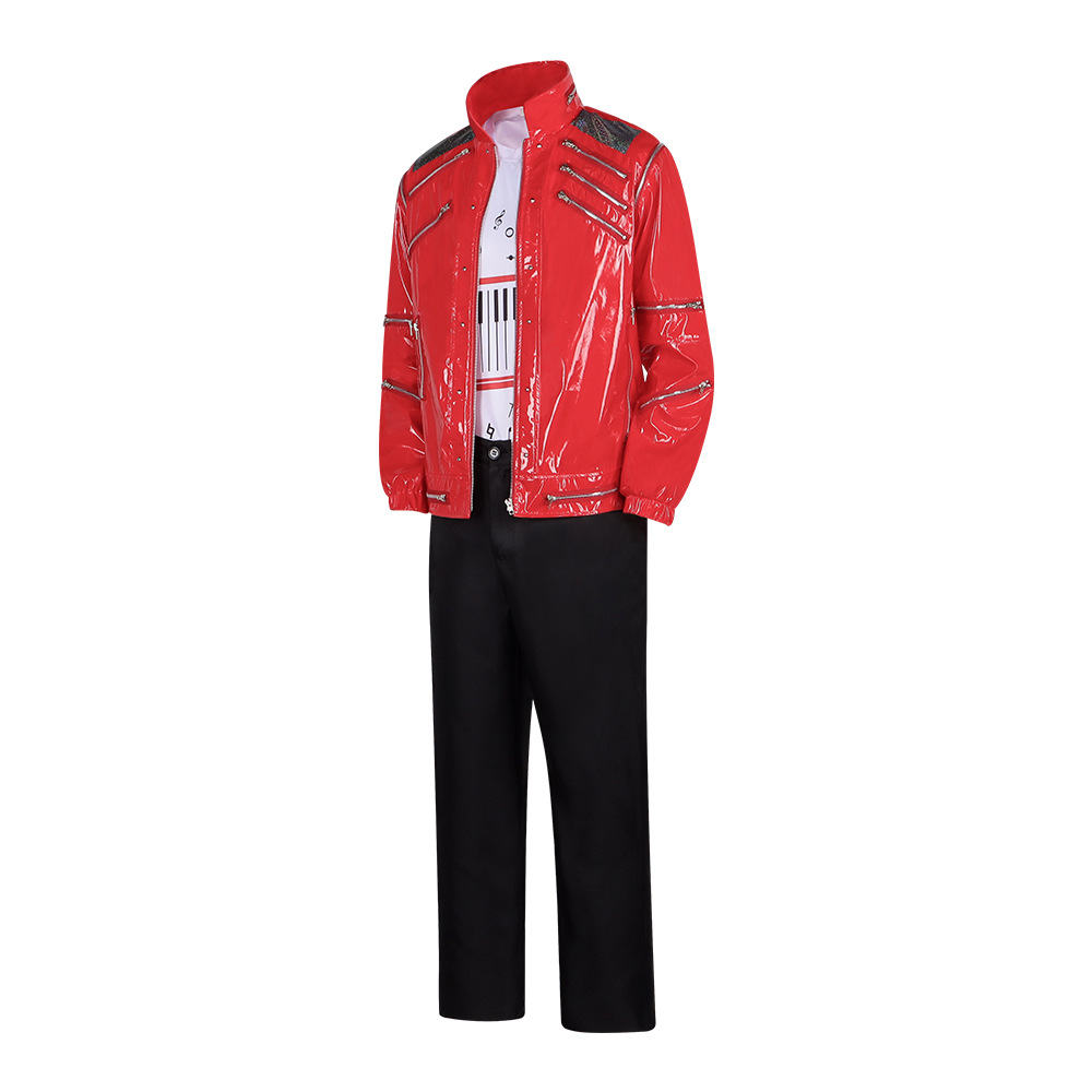 남성용 레드 가죽 재킷 마이클 잭슨 코스프레 의상 음표 - Leather Work Pants 리뷰 및 가격