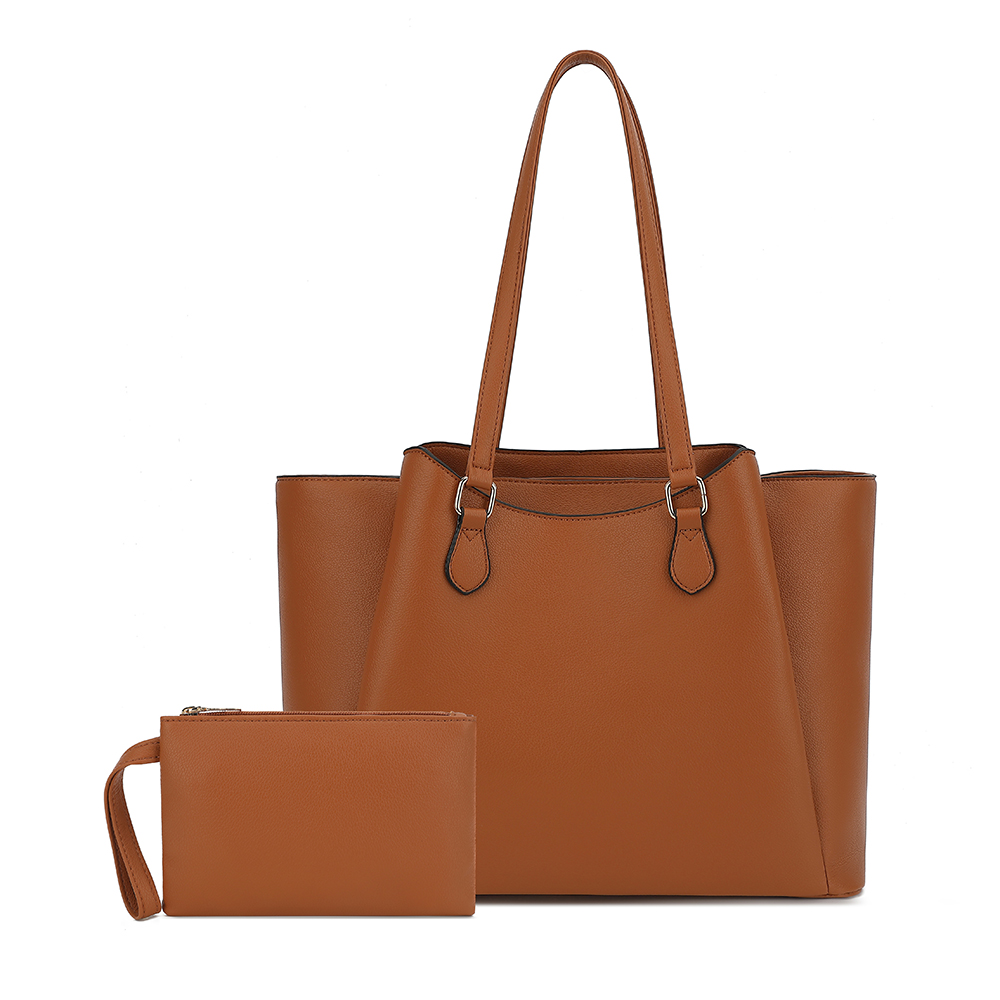 여성용 토트백, 파우치가 있는 대형 PU 가죽 숄더 핸 - Leather Working 리뷰 및 가격