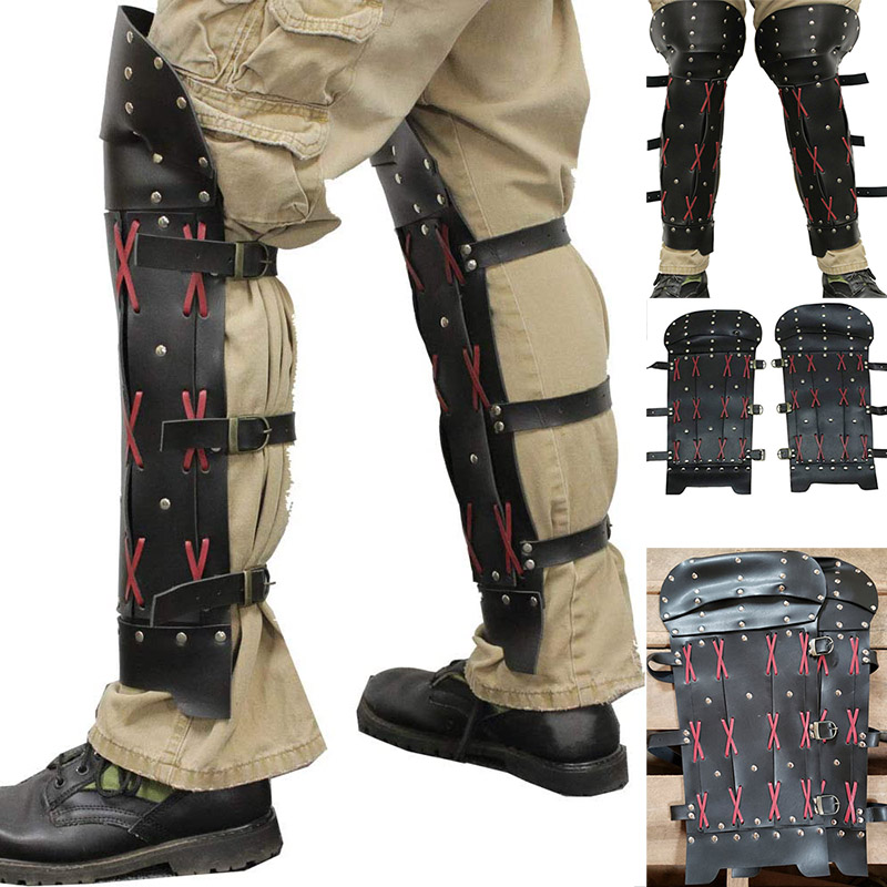 스팀펑크 중세 사무라이 궁수 갑옷 가이터 하프 찹스 가 - Leather Work Pants 리뷰 및 가격