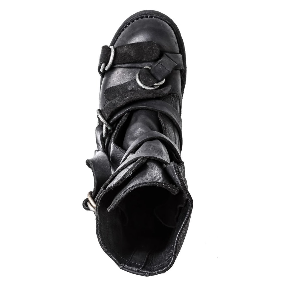 남성용 가죽 오토바이 부츠 펑크 레트로 두꺼운 밑창 미 - Leather X 리뷰 및 가격